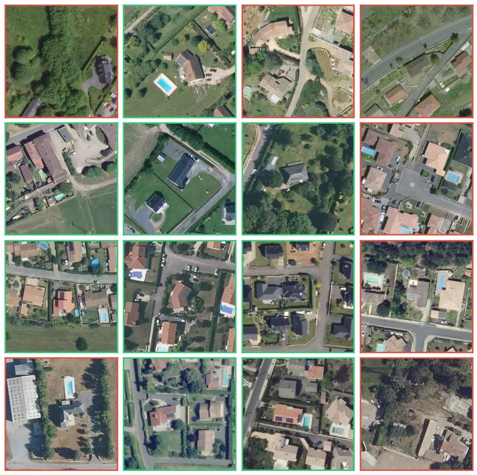 Sample images and masks from the BDAPPV dataset